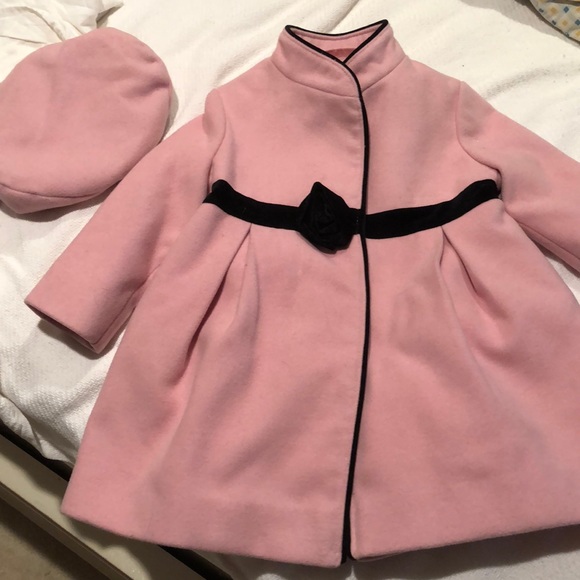 Rothschild Other - Rothschild 2t soft pink coat hat set worn once